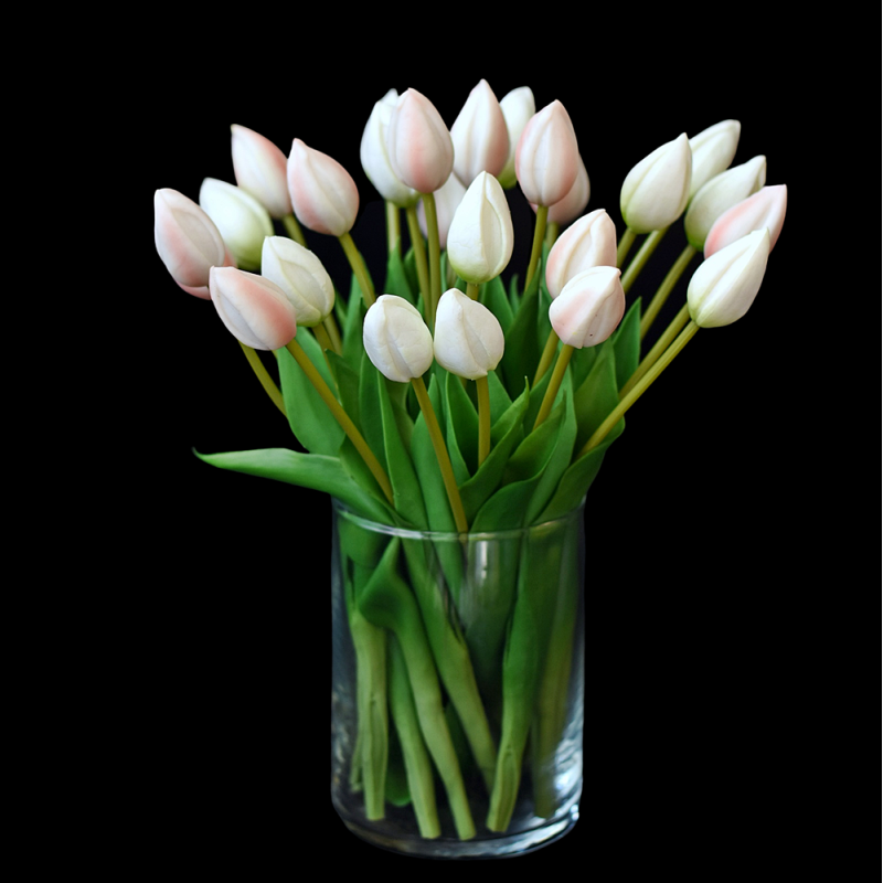 Tulipany w wazonie - 26szt.  Nr 7